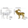 3D Animal Resin Mold Epoxy Resin Mold with Realistic Elk Shapes Fine Carved Silicone Mold for Wall Desktop Décoration