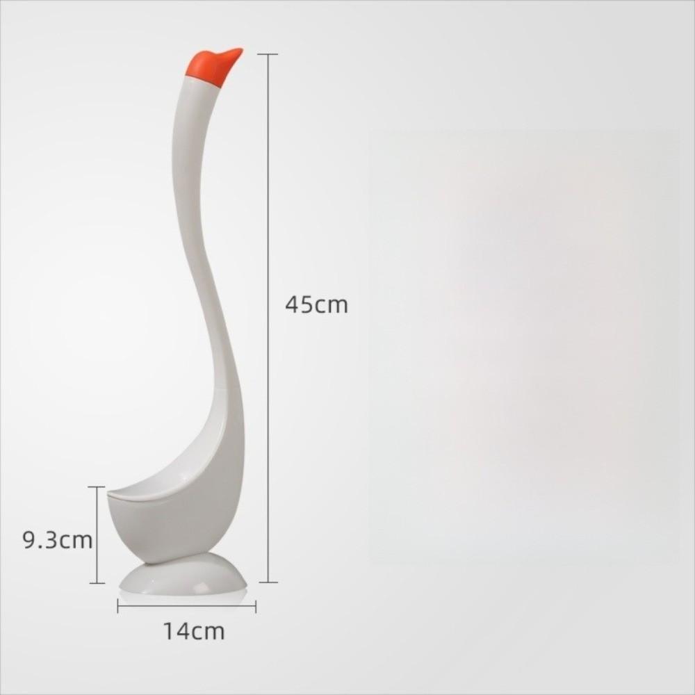 Plastic Bathroom Cleaning Brush Cute Swan Shape Toilet Bowl Cleaner Bathroom Accessories