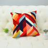 Простой полосатый чехол для подушки с цветными блоками, с легким ароматом, английский, супермягкий чехол для подушки, для автомобиля, дивана, без наполнителя