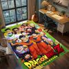 Ковер с персонажем аниме DragonBall для гостиной, спальни, домашнего декора, крутой коврик из фильма, игровой коврик для пола