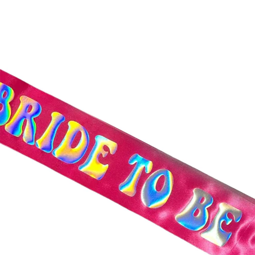 Bridal Sash for Bachelorette Party Decorations Bride To Be Gift Bridal Shower Wedding Bride To Be Sash Photo Props