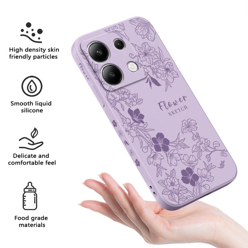 Чехол для телефона 'Утренняя слава' (линейка) для Xiaomi Redmi Note 14 13 12 12S 11 11S 10 10S 9 9S Pro Plus 4G 5G Жидкий силиконовый чехол