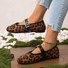 Flats Women Ballet Dance Shoes Leopard Fashion Loafers Shoes Summer Woman Sandals 2025 Designer Mary Jane New  Mujer