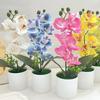 Multi-Bloom Artificial Faux Plants Simulated Plastic Fake Flower  Living Room Ornaments