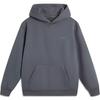 Li Ning Sports Fashion Series однотонный свободный теплый флисовый свитер с капюшоном, свитшот с длинным рукавом, унисекс, свитшот Magnetic-Gray AWDUE95-10