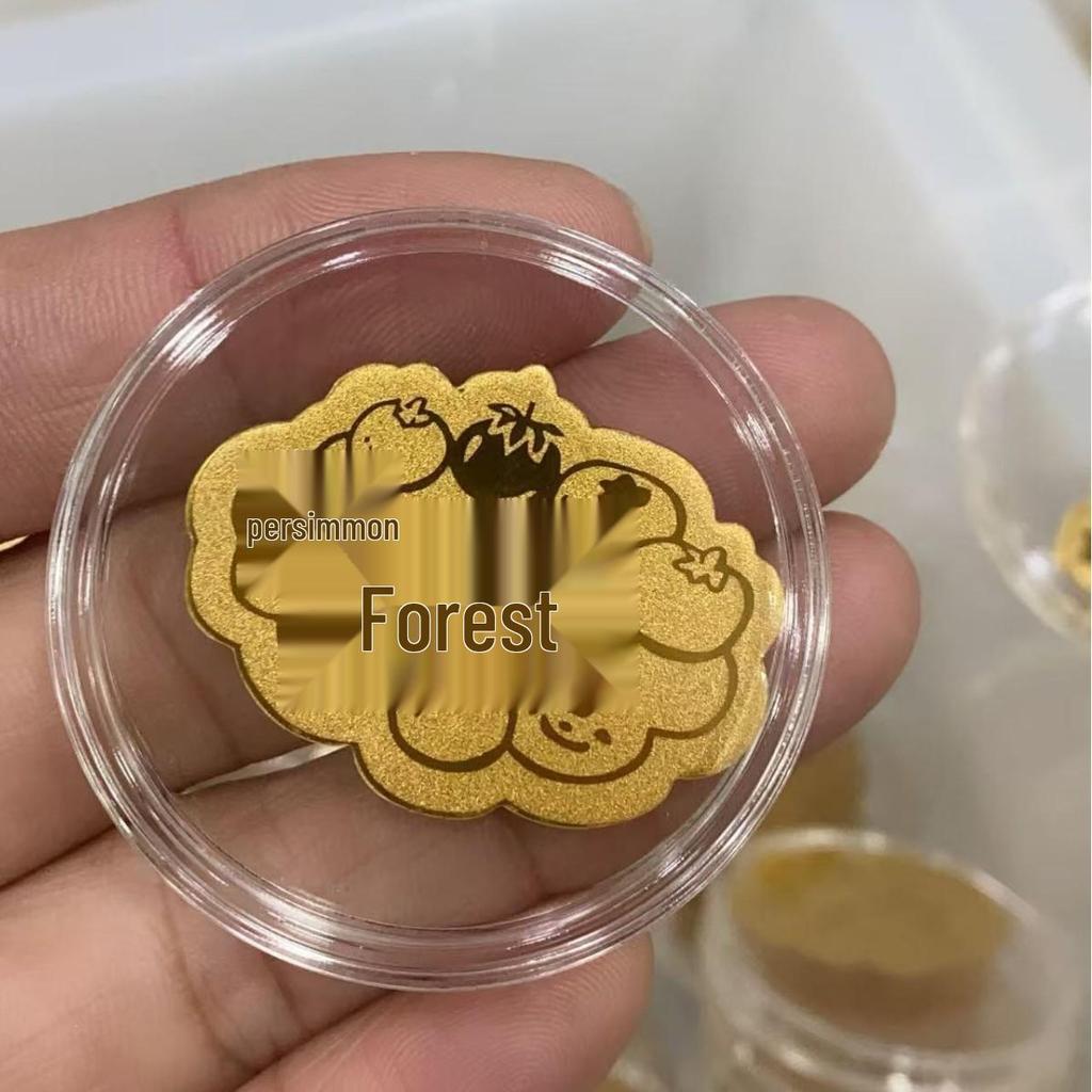 Shuibei Gold 2 мг Сейф Богатства Принцесса Клейкий Стикер на Телефон - Подарок на Процветание
