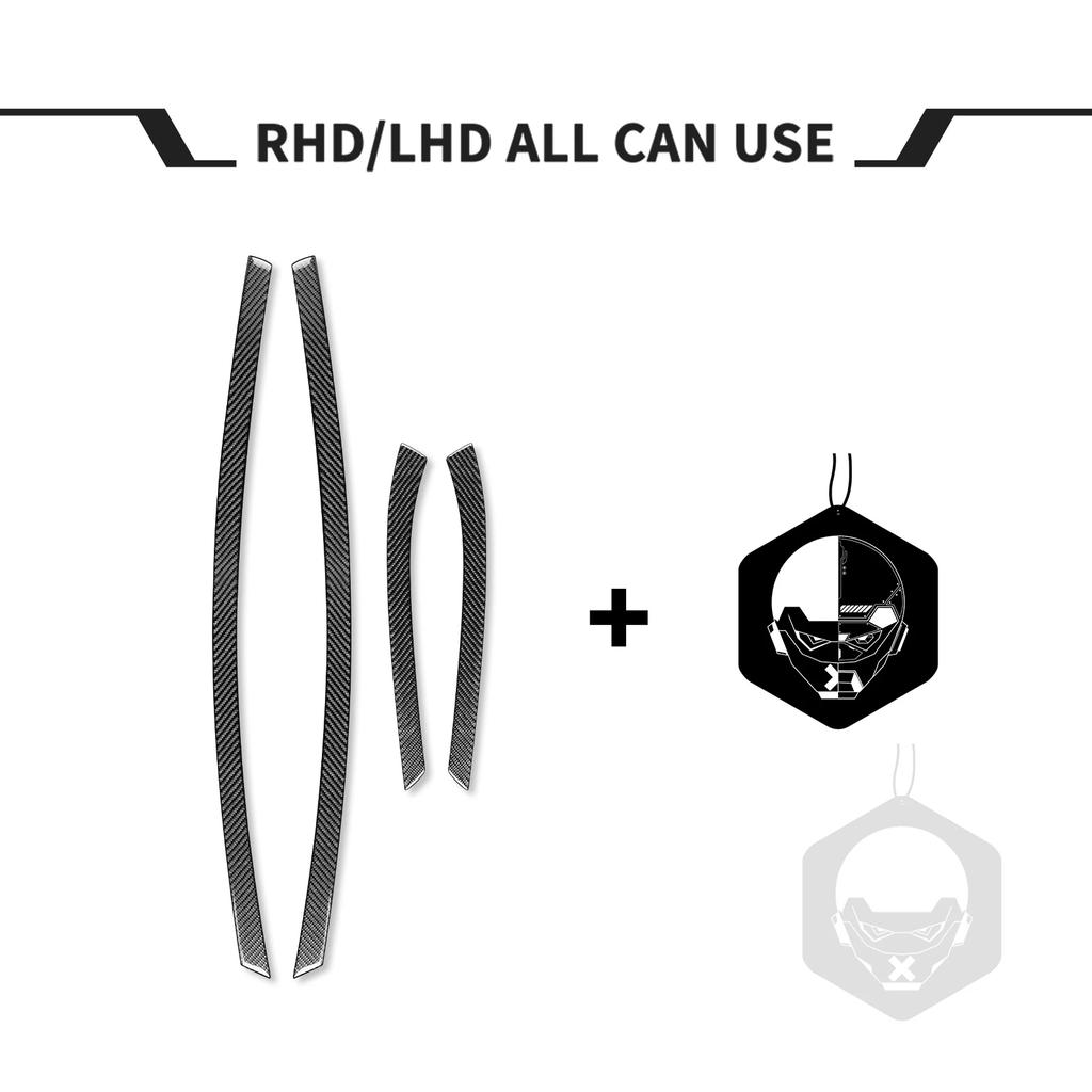 Для BMW 3 серии E90 2006-2008 углеродное волокно, внутренняя отделка панели подлокотника, полоски, аксессуары для интерьера автомобиля, украшение