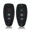 2026 Новый силиконовый чехол для ключа автомобиля для Ford ST Fiesta Focus Mondeo Ecosport Kuga Edge Escape Металлический брелок для ключа автомобиля Аксессуары