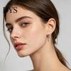 Eye Catching Punk Metal Earrings 2Pcs Skeleton for Women, Gothic Alloy Drop Earrings, Hypoallergenic Retro Dark Style Skull Dangle Halloween