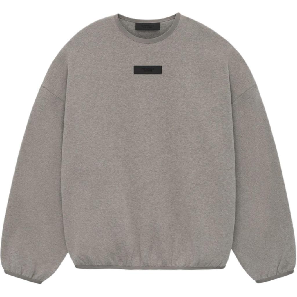 Fear of God Essentials Коллекция Core Свитшот с круглым вырезом Хизер Серый Мужской 192SU244681F
