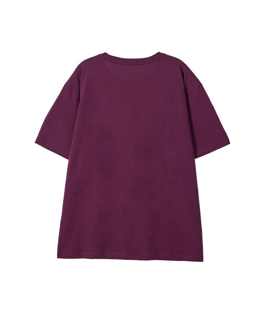 BY.L Vgp Graphic Logo Short Sleeve T-Shirt Wine
