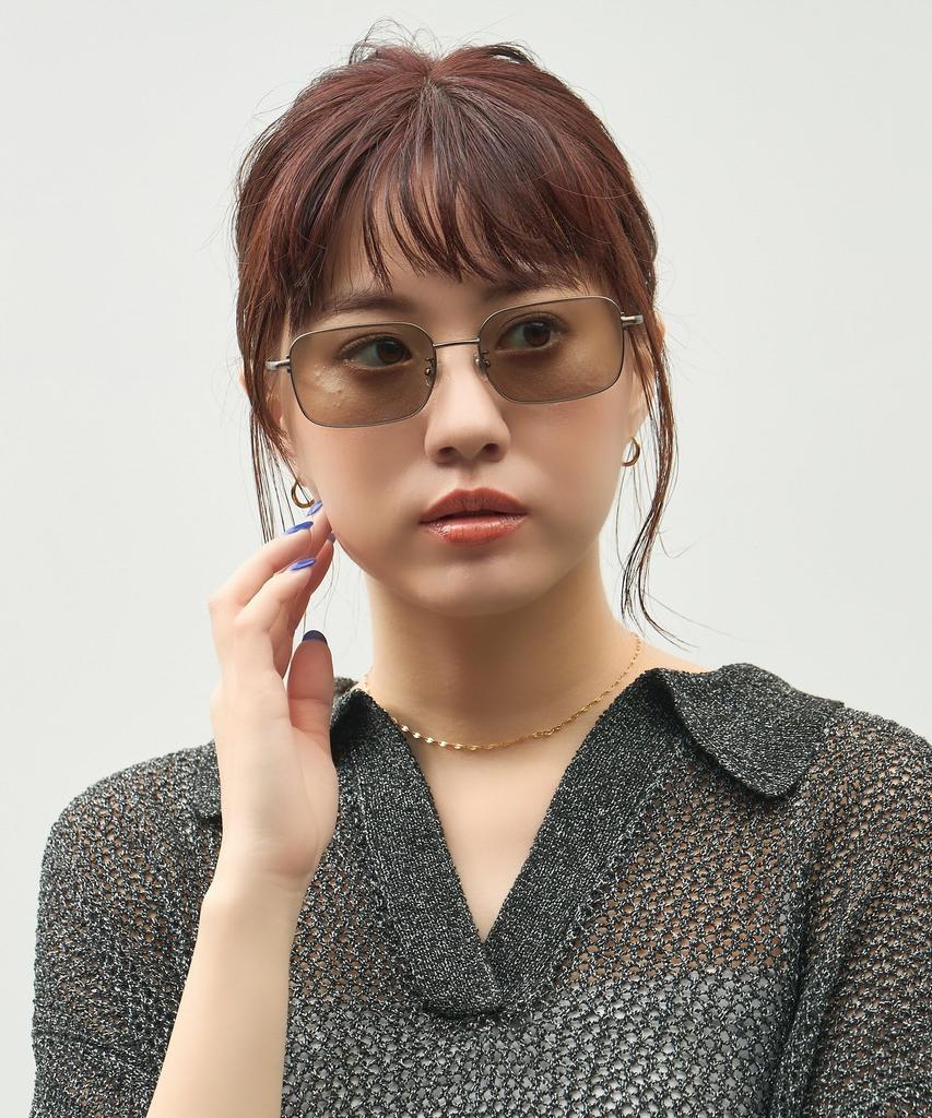 Солнцезащитные очки Zoff GDC Металлическая оправа Защита от УФ-лучей Стильные и в стиле Веллингтон (коричневый (штейн) ZY252G06_42F1) Мужские Женские [5717-145]