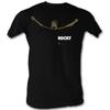 Rocky Running Slim Fit Black Unisex T-shirt