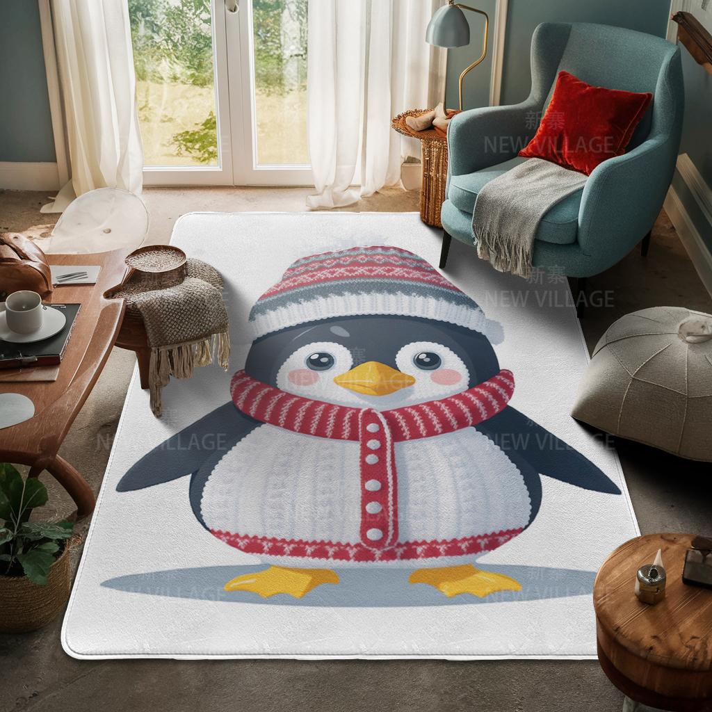Ковер у входа в дом Домашний коврик у двери Гостиная Ванная Комната Ноги ванная комната Нескользящие коврики с водопоглощением для ванной Счастливого Рождества зима