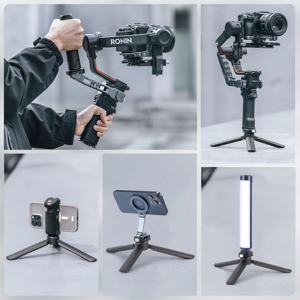 Ulanzi FALCAM Mini Quick Open Tabletop Gimbal Грузоподъемность в дюймах Легко совместим со штативом T00A4103, штативом, подставкой, винтом 1/4, 5 кг, компактным,