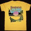 HAWKWIND WARRIOR ON THE EDGE OF TIME Футболка Желтая Все размеры Рубашка Унисекс Футболка
