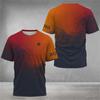 Мужская футболка с градиентным цветом Свободная футболка Повседневная уличная одежда с коротким рукавом Пуловеры Топы оверсайз Футболки Различные варианты