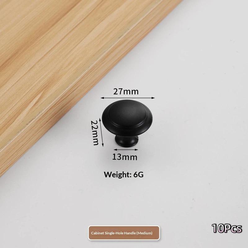 Нержавеющая сталь Ручки для шкафа Одиночное отверстие Ручка Комод Ручки-тяжки 23 мм - 30 мм С винтом Ручки для ящика Фурнитура Аксессуар