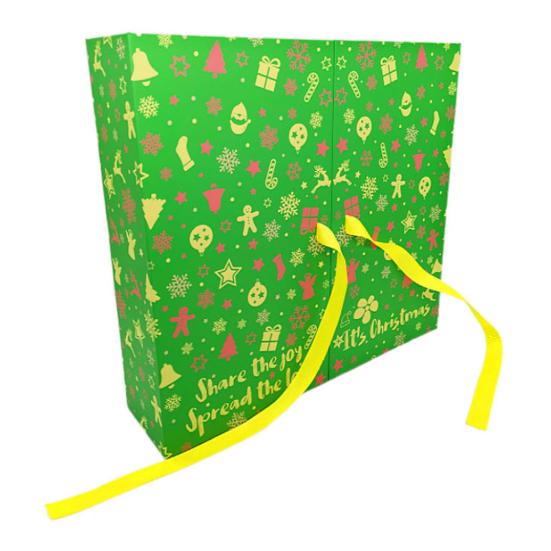 Рождественский адвент-календарь для заполнения 24-дневного обратного отсчета до Рождества Подарочный набор Пустые коробки для детей Игрушки Угощения