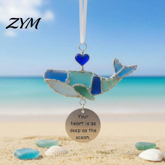 Decorative Pendant for Porch Coastal Spirit Hanging Ornament, Durable Acrylic Pendant, Serene Living Space Decorations Inspired Home Accents Wall And