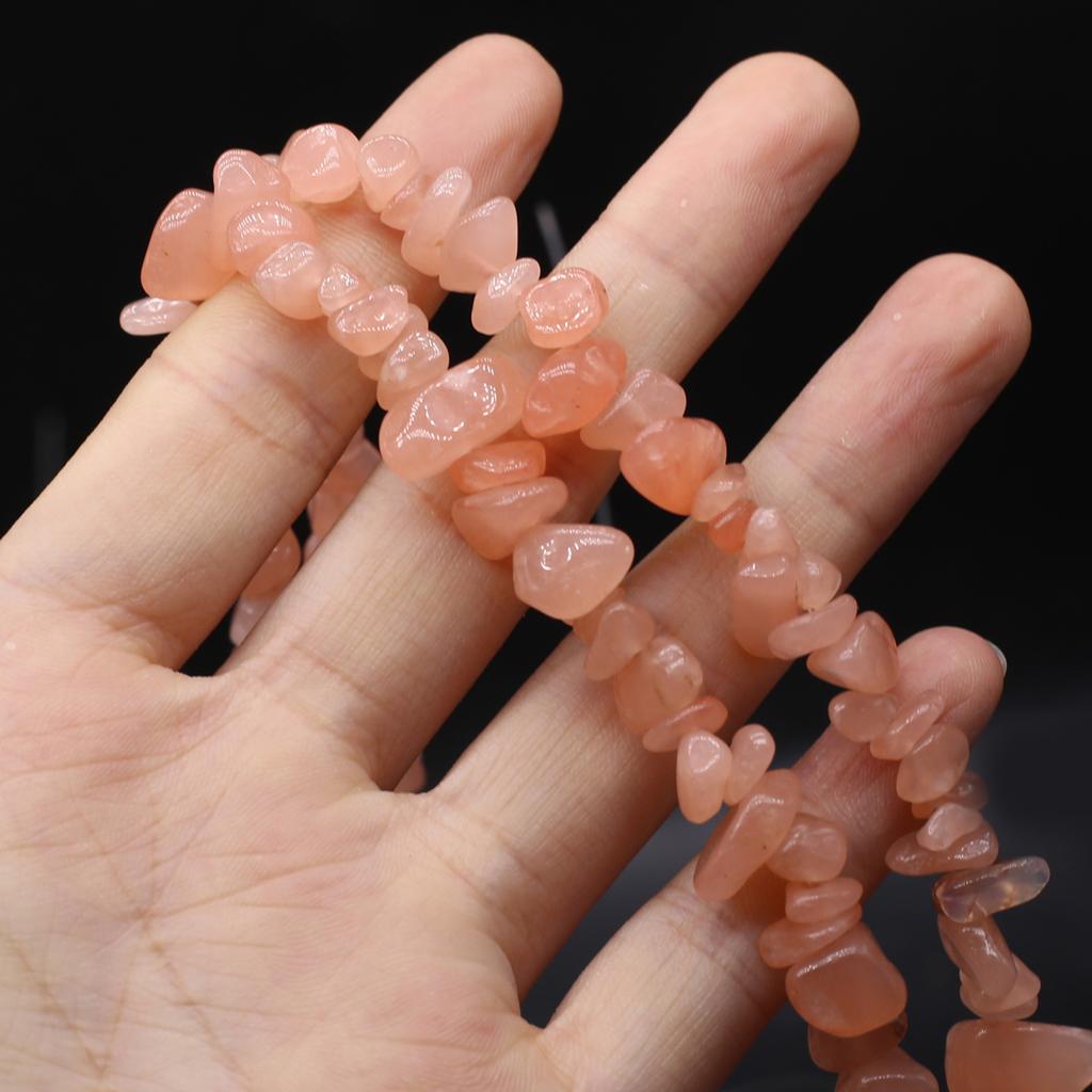 Бусины из натурального камня амазонит/зебра, гравийные бусины для изготовления ювелирных изделий, ожерелье, серьги, браслет, аксессуар, длина 80 см