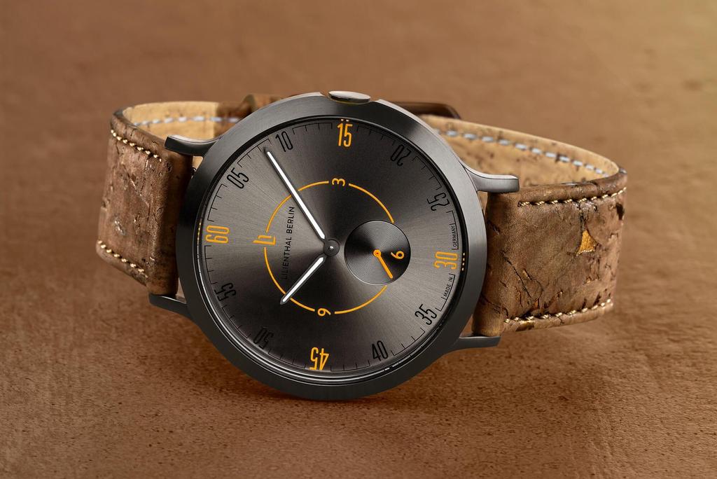 Lilianthal Berlin Brown Watch with Small Made in Men's Seconds, Germany, L01-111-B032G