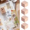 Operitacx 20-Piece Set of 1.18-Inch Square Blank Hardwood Stamping Blocks for Scrapbooking and DIY Crafts