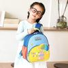 Cute cartoon kindergarten children's schoolbag boys and girls backpack 33*27*15cm Light blue