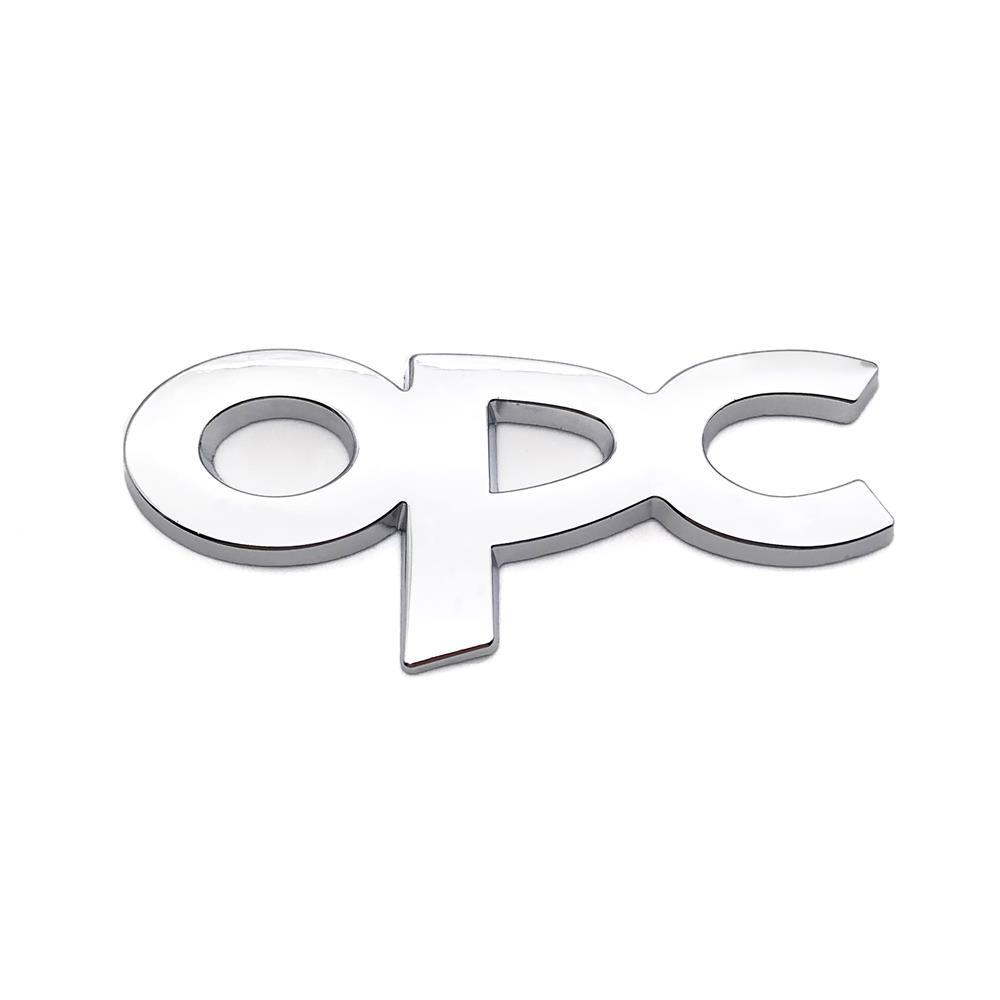 AAAYV1 OPC Line Emblem Front Grille Badge Tail Stickers Logo For Opel Astra G H J K F Corsa D Zafira B Insignia Mokka Regal Accessories