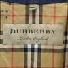 Burberry Сделано в Италии Пальто-стойка из нержавеющей стали 50 Темно-синий Мужской Б/У