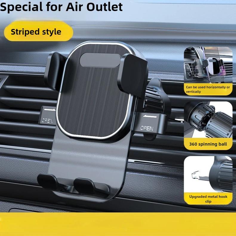 Автомобильный держатель для телефона, вращающийся на 360°, складная подставка для телефона, регулируемое крепление для вентиляционного отверстия, настольный кронштейн для смартфона