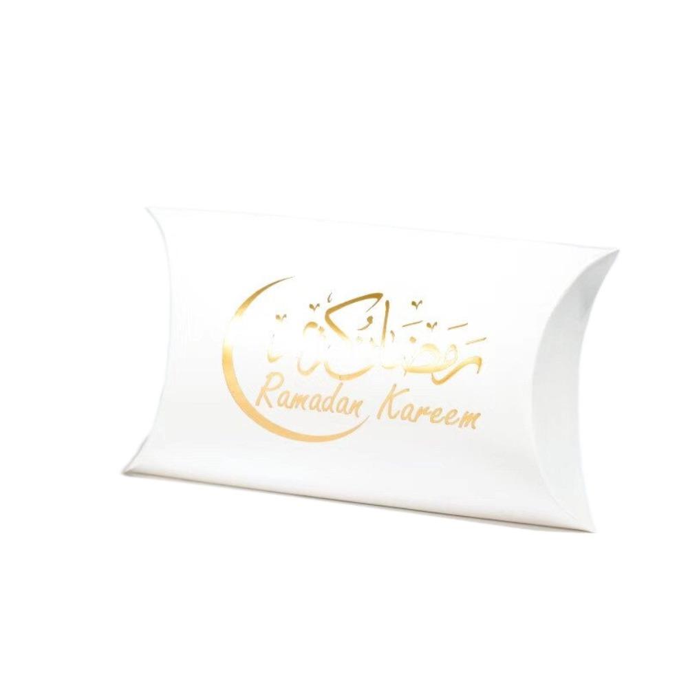 10 шт. Дизайн полумесяца Подарки на Рамадан Упаковка Ид Мубарак Мешок для конфет Исламские Мусульмане Вечеринка