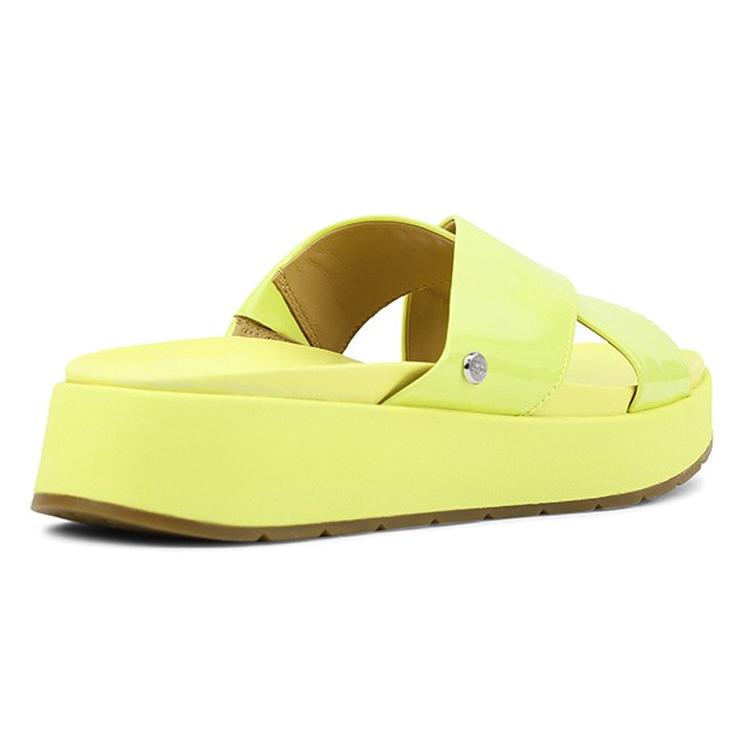 UGG Шлепанцы женские желтые 1107896-MRT