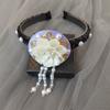 Tassel Korean Headband Flower Stage Dance Hair Hoop Gift Hanbok Hairband  Hanfu Accessories