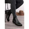 Unisex Chelsea Boots Guaranteed Product Freemax.404 Black