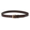 Halden (W) Simple Gold Cowhide Leather Belt (T019_brown)