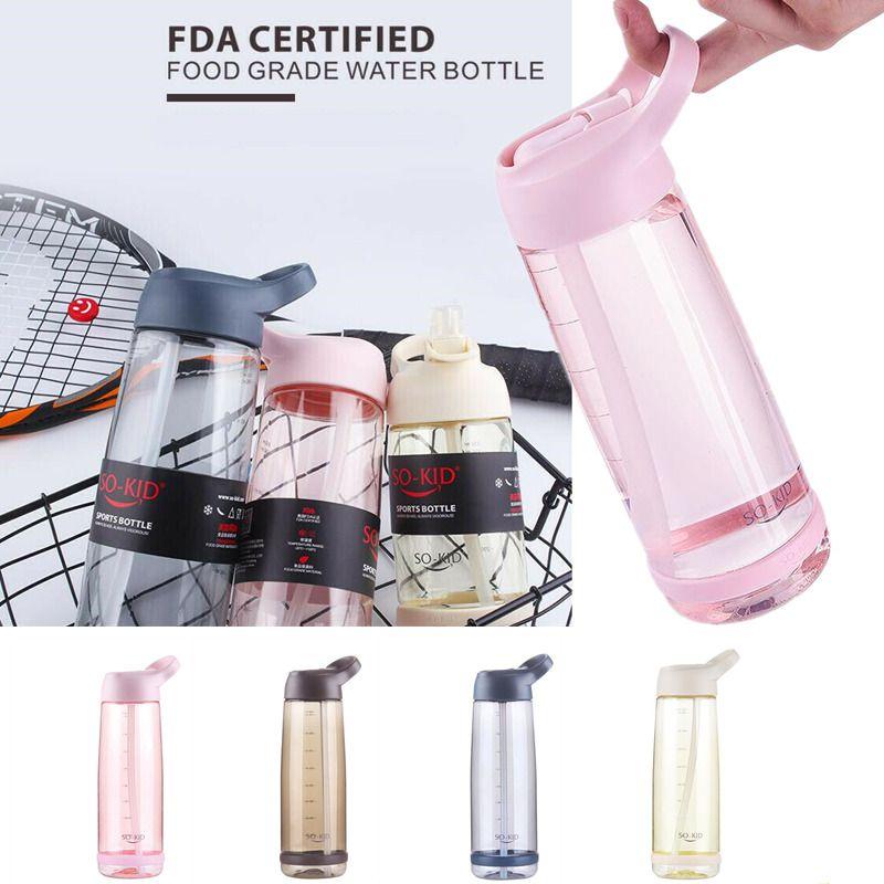 Convenient Leakproof Bpa Free Water Bottle With Straw For On-the-go Use
