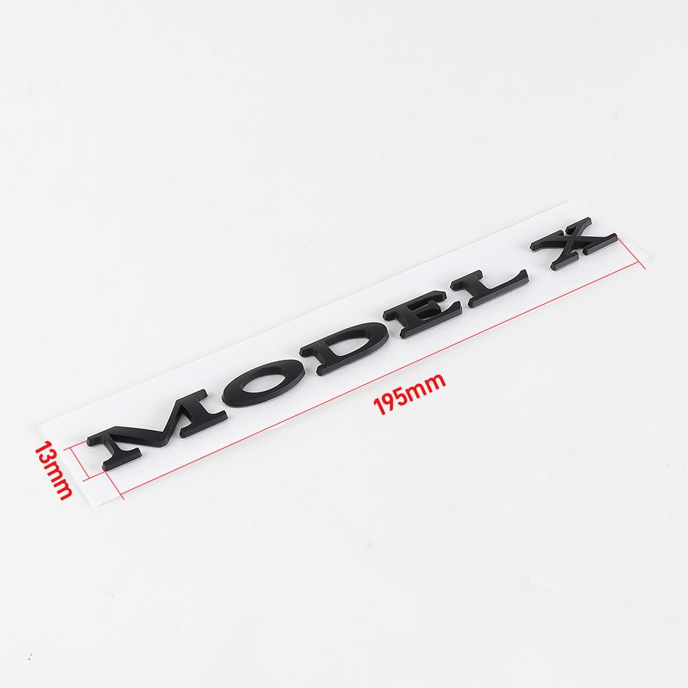 3D ABS Emblem Letters Car Rear Trunk Badge Sticker For Tesla Model Y Model S Model X SpaceX Bonina P85D Beast Roadster Juniper