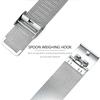 For Google Pixel Watch 3 41mm/Watch 2/Watch Milanese Loop Band Stainless Steel Adjustable Wrist Strap with Clasp