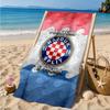 Пляжное полотенце HNK Hajduk Split, Быстросохнущее, Легко в уходе, Подходит как для занятий фитнесом, так и для пляжного отдыха, Спортивный незаменимый аксессуар