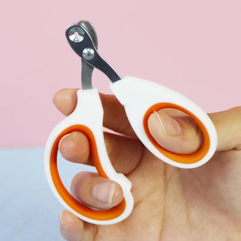 Профессиональные кусачки для ногтей для маленьких кошек и собак из нержавеющей стали, кусачки для щенков, ножницы для стрижки ногтей домашних животных, триммер