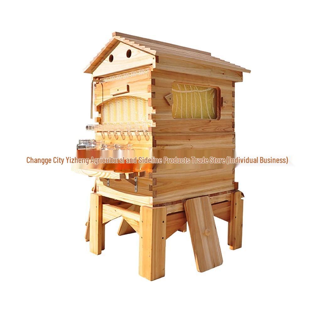 Cedar Wood Beehive: Moisture-Proof, Insect-Resistant, Export Quality Sealing Box and Bracket