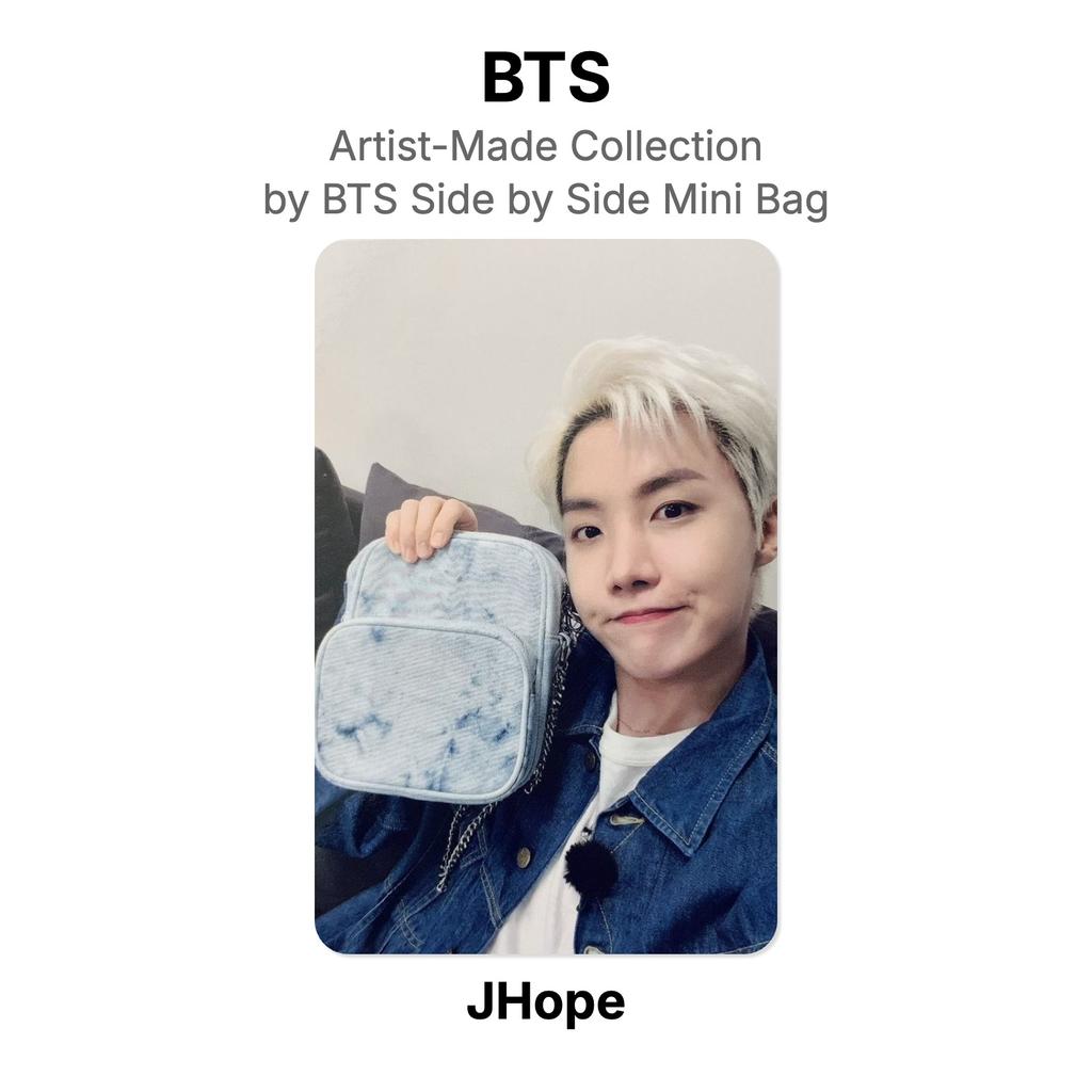 BTS J-Hope Artist-Made Collection by BTS Side by Side Mini Bag Official Photocard