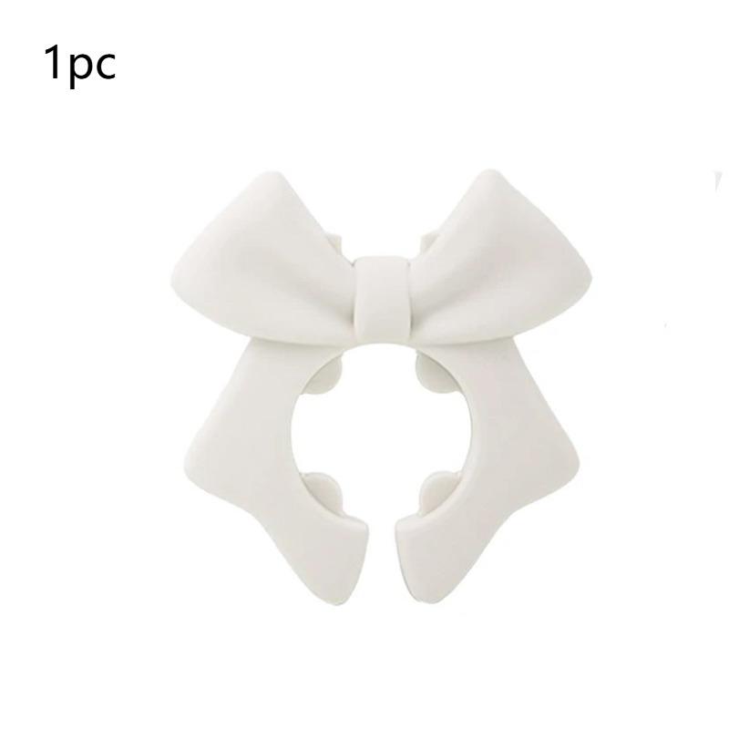 1/2 Piece Bowknot Silicone Spatula Holder Anti-scalding Cutlery Holder Suitable For Spoon Cooking Utensils
