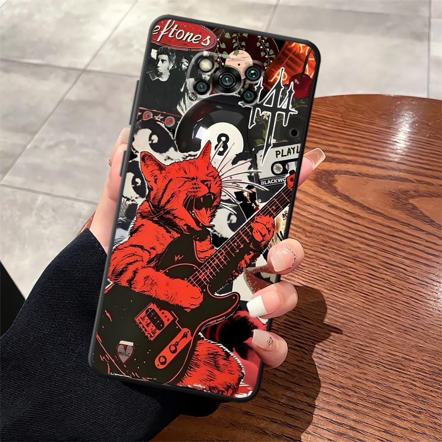 Чехол для Xiaomi Poco F8 X3 X4 X5 X7 Pro M5 F1 C50 C61 F3 C75 C71 M3 M4 M7 Funda Чехол для телефона Крутой Кот Тигр