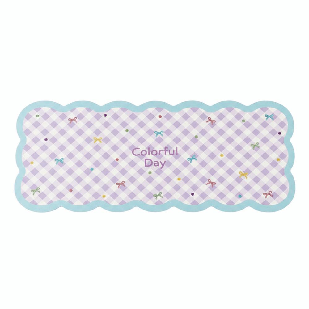 Gingham Mouse Pad Cute Table Blotter Table Cushion Desk Mat Students