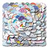 110 Cloud Doodle New Stickers Decorative Skateboard Suitcase Waterproof Stickers
