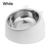 Cute Cat Dog Bowl Protect The Cervical Spine Oblique Mouth Pet Stainless Steel Fall-resistant Durable Food Bowl Pet Supplies