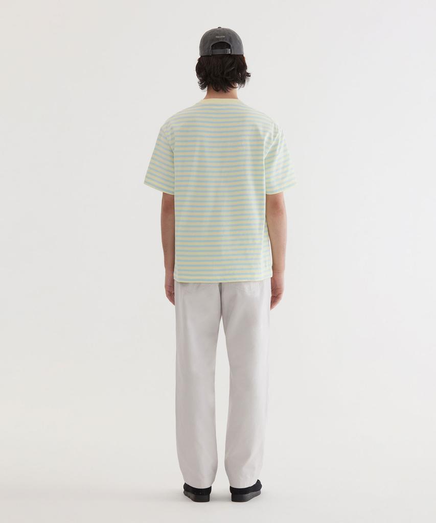COVERNAT Basic Striped T-Shirt Lemon