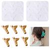 DIY UV Crystal Epoxy Hairpin Grasping Clip Silicone Mold Claw Clip Mould Hair Clamps